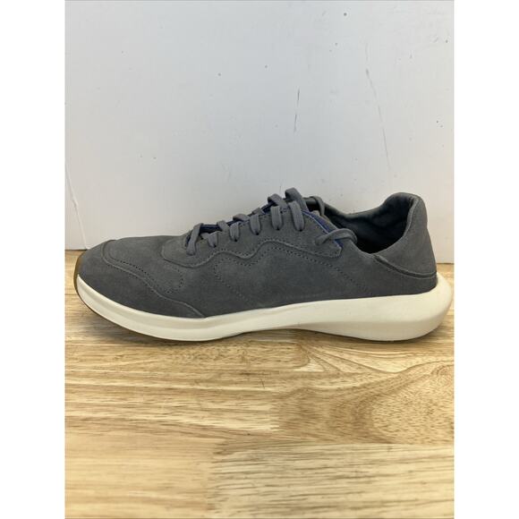 OluKai Koheo Men’s Charcoal Gray Suede Leather Sneakers Comfort Shoes Size 9.5 main image 13